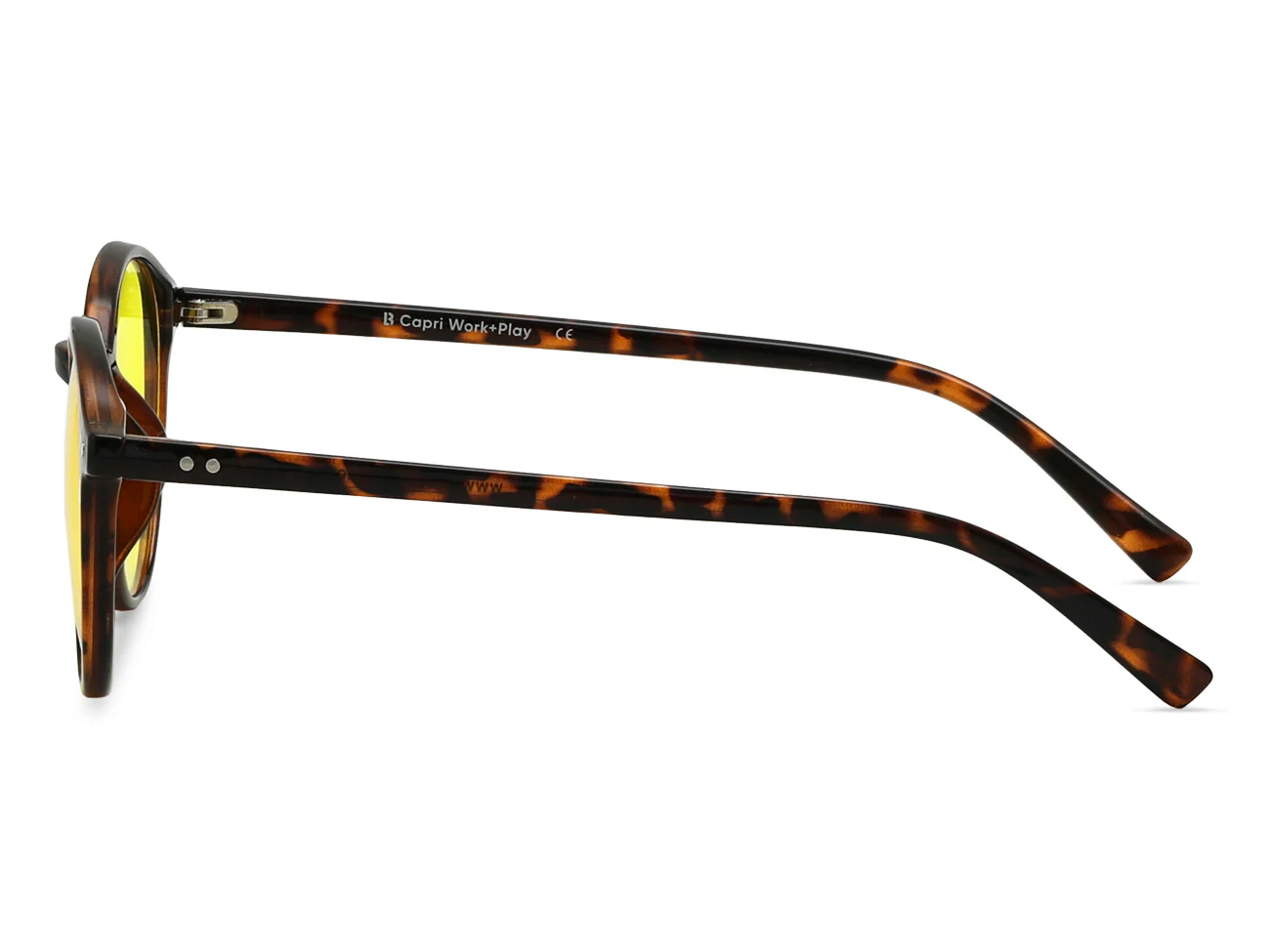 Capri Work+Play - Arbeitsplatz/Gaming Blueblocker Brille Tortoise - Image 3