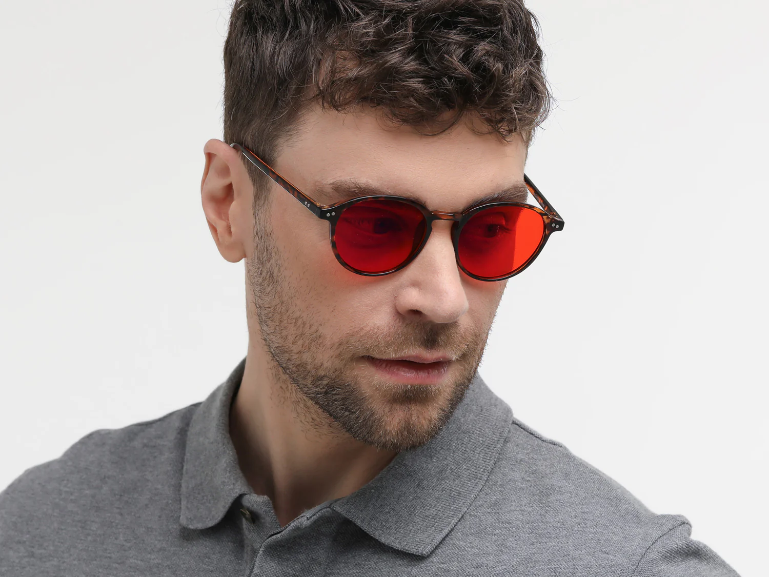 Capri Dark - Blueblocker Brille Tortoise - Image 5