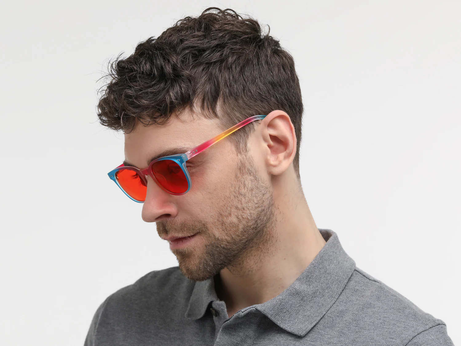 Italia Dark - Blueblocker Brille 3-farbig - Image 7