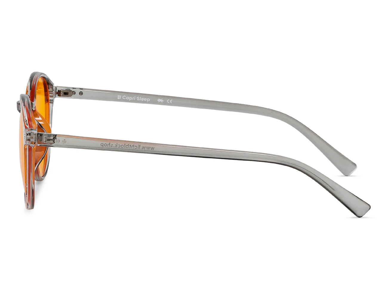 Capri Sleep - Blueblocker Brille Grau-Transparent - Image 3