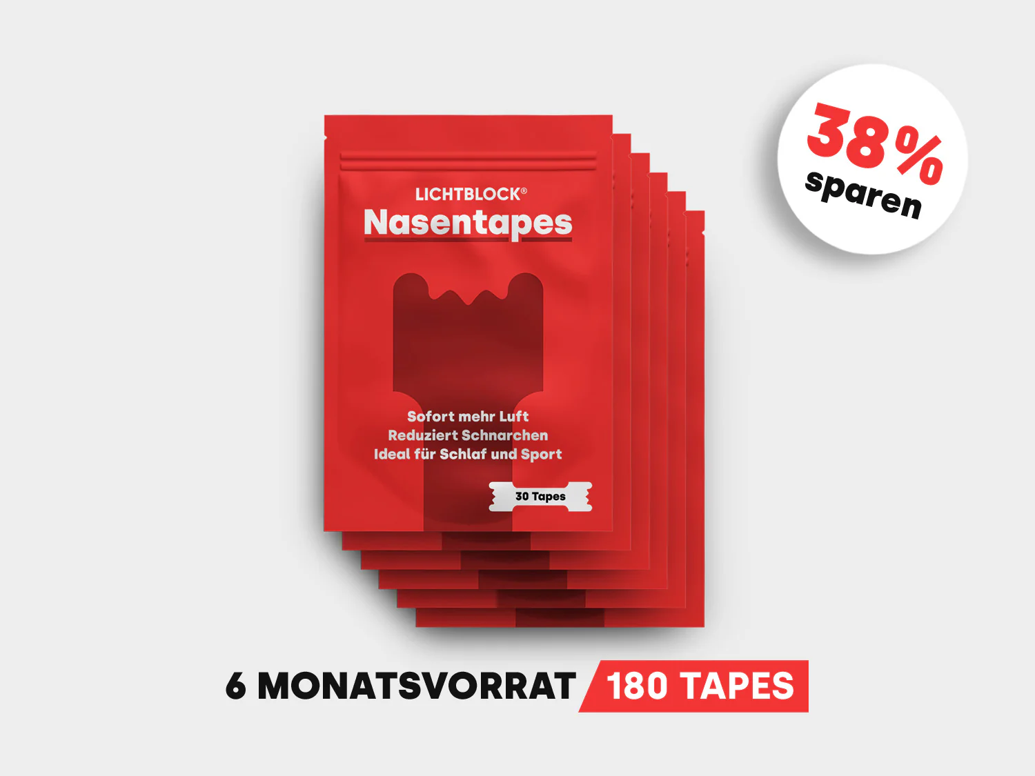 Lichtblock® Nasentapes für freie Atemwege - Image 12